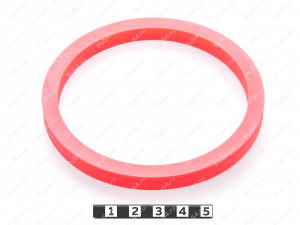 Кольцо для ЗМС 80х35 100*86*8,5, Product Code 33-78-456, Polyurethane, PU54/M92/красный, Image №2