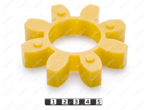 Elastic coupling sprocket 135 * 68 * 26 (8 beams), Product Code 33-01-1153, Polyurethane, PU54/M92/red, Image №2