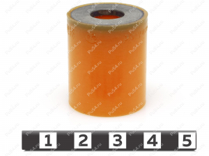 Cab bump stop, Product Code 33-01-1098, Polyurethane, PU54/M71/orange, Image №1
