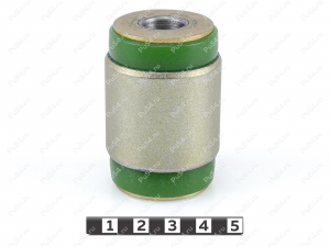 Low control arm silent block, rear suspension (hub), pressed-in, Product Code 16-06-1511, Polyurethane, PU54/M80/зеленый, Image №1