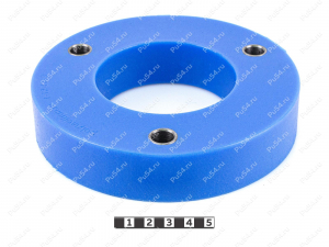 Front shock absorber strut spacer, 30 mm, Product Code 1-12-1813, Polyurethane, PU54/M87/синий, Image №1