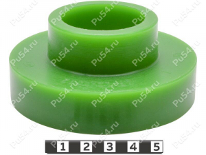 Spring spacer, rear suspension (lift +20 mm), Product Code 26-12-0012, Polyurethane, PW54/K80/светло-зеленый, Image №1