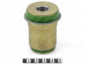 Сайлентблок рычага передней подвески (к кузову) запрессованный, Product Code 1-06-0301, Polyurethane, PU54/M80/зеленый, Image №3