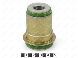 Сайлентблок рычага передней подвески (к кузову) запрессованный, Product Code 1-06-0301, Polyurethane, PU54/M80/зеленый, Image №2