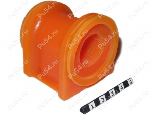 Stabilizer bushing, front suspension, ID =23,5 mm, Product Code 11-01-1985, Polyurethane, Image №1
