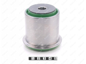 Lower control arm rear silent block, front suspension, Product Code 10-06-23341, Polyurethane, PU54/M80/green, Image №1