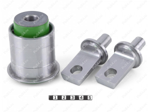Lower control arm front silent block, rear suspension, Product Code 7-20-28001, Polyurethane, PU54/M80/зеленый, Image №1