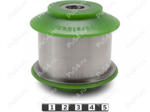 Control arm rear silent block, front suspension, Product Code 26-16-017, Polyurethane, Image №1
