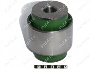 Low control arm silent block, front suspension, pressed-in, Product Code 11-06-17251, Polyurethane, Image №1