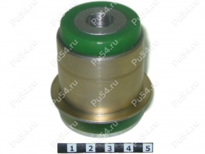 Front control arm front silent block, press-fitted, Product Code 4-06-0091, Polyurethane, Image №1