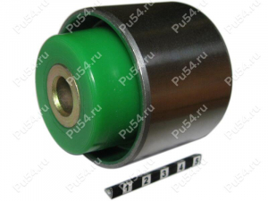 Trailing arm silent block, rear suspension, pressed-in, Product Code 4-06-0241, Polyurethane, Image №1