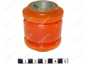 Trailing arm silent block, rear suspension, hub, Product Code 4-06-1004, Polyurethane, Image №1