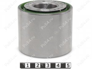 Control arm rear silent block, front suspension, Product Code 7-06-1341, Polyurethane, PU54/M80/green, Image №1
