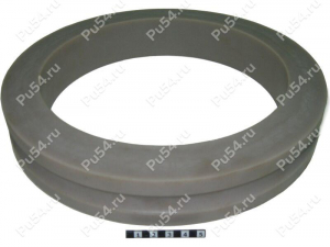 Pulley wheel roller bandage D 260 x d 200 x h 44, Product Code 90-00-127, Polyurethane, PU54/K92/beige, Image №1