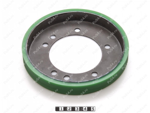 Диск фрикциона D 150 x d 140 x H 18 (восстановление), Product Code 333-01-1094, Polyurethane, PU54/M80/зеленый, Image №1