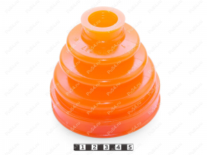 Пыльник ШРУСа внутреннего переднего приводного вала (трипод), Product Code 1-05-057, Polyurethane, PU54/E72/черный, Image №1