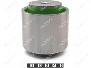 Control arm silent block, front suspension, Product Code 11-06-2191, Polyurethane, PU54/M80/green, Image №1