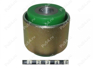 Trailing arm silent block, rear suspension, pressed-in, Product Code 4-06-11971, Polyurethane, Image №1
