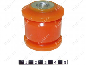Panhard rod silent block, rear suspension, body, Product Code 4-06-1458, Polyurethane, Image №1