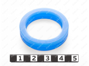 Манжета 38,3*28,3*8,5, Product Code 33-78-423, Polyurethane, PU54/M87/синий, Image №1