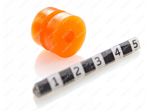 Втулка D 17 x d 5 x H 14, Product Code 33-01-1378, Polyurethane, PU54/M72/оранжевый, Image №2