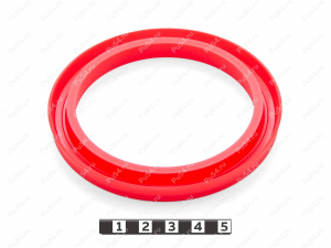 Сальник "DISOGRIN", "076-006" 96*73,5*9,5, Product Code 33-78-335, Polyurethane, PU54/M92/красный, Image №1