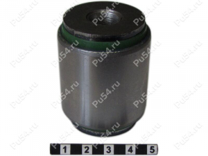Low front control arm silent block, rear suspension (hub), pressed-in, Product Code 4-06-3421, Polyurethane, Image №1
