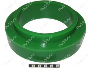 Spring spacer, rear suspension, front +30., Product Code 1-12-0123, Polyurethane, PW54/K80/светло-зеленый, Image №1
