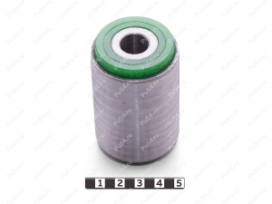 Сайлентблок рессоры задней подвески задний, Product Code 19-06-1161, Polyurethane, PU54/M80/зеленый, Image №1