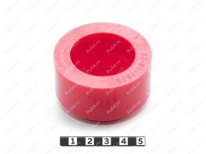 Втулка D60 x d23 x H36, Product Code 33-01-1965, Polyurethane, PU54/K65/красный, Image №3
