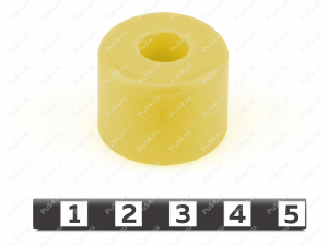 Bushing D 25 x d 10 x H 19, Product Code 33-01-1231, Polyurethane, PU54/K92/бежевый, Image №3