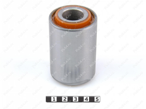 Silent block D 30 x d 16 x H 38, Product Code 33-06-909, Polyurethane, PU54/M72/оранжевый, Image №1