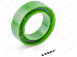 Spring spacer, rear suspension (lift +15 mm), Product Code 1-12-06315, Polyurethane, PW54/K80/светло-зеленый, Image №1