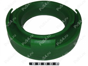 Spring spacer, rear suspension (+20 mm), Product Code 4-12-0182, Polyurethane, PU54i/K80/темно-зеленый, Image №1