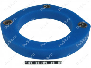 Rear shock absorber strut spacer, 20 mm, Product Code 4-12-0192, Polyurethane, Полипропилен со втулками синий, Image №1