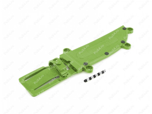 Polyurethane sheath for blade up to 160mm with mounting holes, Product Code 33-17-026, Polyurethane, PU54/M71/black, Image №11