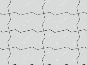 Paving tile "Wave", Product Code 34-05-006, Polyurethane, Image №2