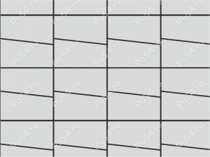 Paving tile "Trapeze", Product Code 34-05-007, Polyurethane, Image №2