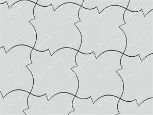 Paving tile "Maple leaf", Product Code 34-05-004, Polyurethane, Image №2