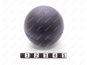 Ручка-шар с резьбовым отверстием М10, D=45, Product Code 33-01-1766, Polyurethane, PU54/M72/черный, Image №1