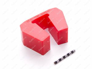 Элемент муфты аналог MMS 400, Product Code 33-01-1787, Polyurethane, PU54/M92/красный, Image №1