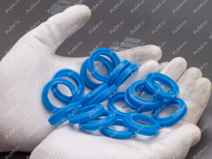Грязесъемник 25х33,6х28х5,3х7 аналог K27 KASTAS GHW RBP DA22 UWR, Product Code 70-02-011, Polyurethane, PU54/M87/синий, Image №3