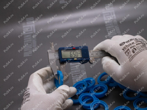 Грязесъемник K27 25,46х34,72х28,72х5,45х6,7 аналог K27-025/1 PU KASTAS, Product Code 70-02-011-1, Polyurethane, PU54/M87/синий, Image №4
