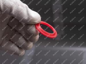 Грязесъемник 1-27 ГОСТ 24811-81 (26х37х2*4), Product Code 70-02-1013, Polyurethane, PU54/M92/красный, Image №6