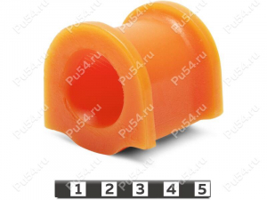 Stabilizer bushing, front suspension., Product Code 3-01-1491, Polyurethane, Image №1