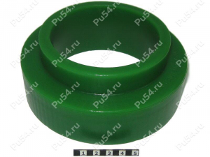Upper spring spacer, rear suspension, lift +30., Product Code 1-12-1551, Polyurethane, PW54/K80/светло-зеленый, Image №1