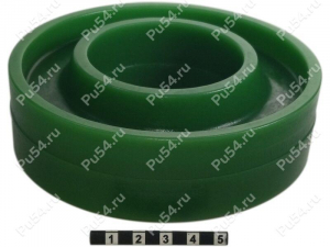Spring spacer, rear suspension (lift +20 mm), Product Code 1-12-1562, Polyurethane, PW54/K80/светло-зеленый, Image №1
