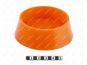 Sleeve plug 90 D  90 x H 30, Product Code 33-01-1229, Polyurethane, PU54/M72/оранжевый, Image №1