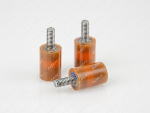 Виброопора D 10.5 x h 25, Product Code 33-01-1297, Polyurethane, PU54/M72/оранжевый, Image №2