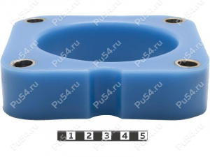 Front shock absorber strut spacer, 30 mm, Product Code 4-12-0223, Polyurethane, Полипропилен со втулками серый, Image №1